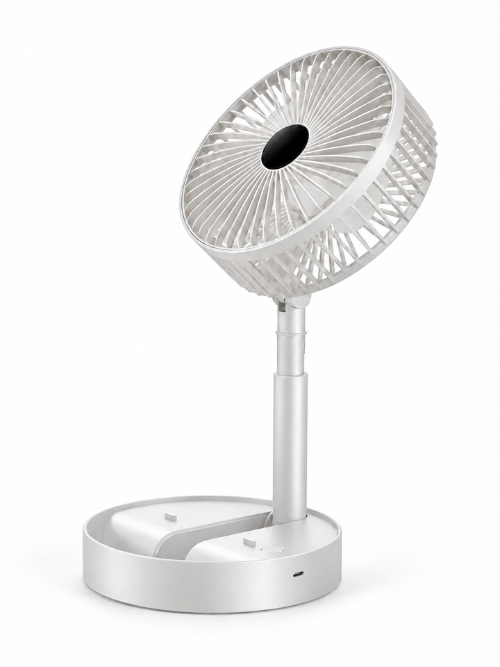 Ventilador Plegable Portátil con Soporte para Móvil