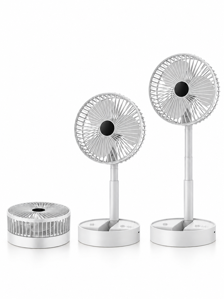 Ventilador Plegable Portátil con Soporte para Móvil